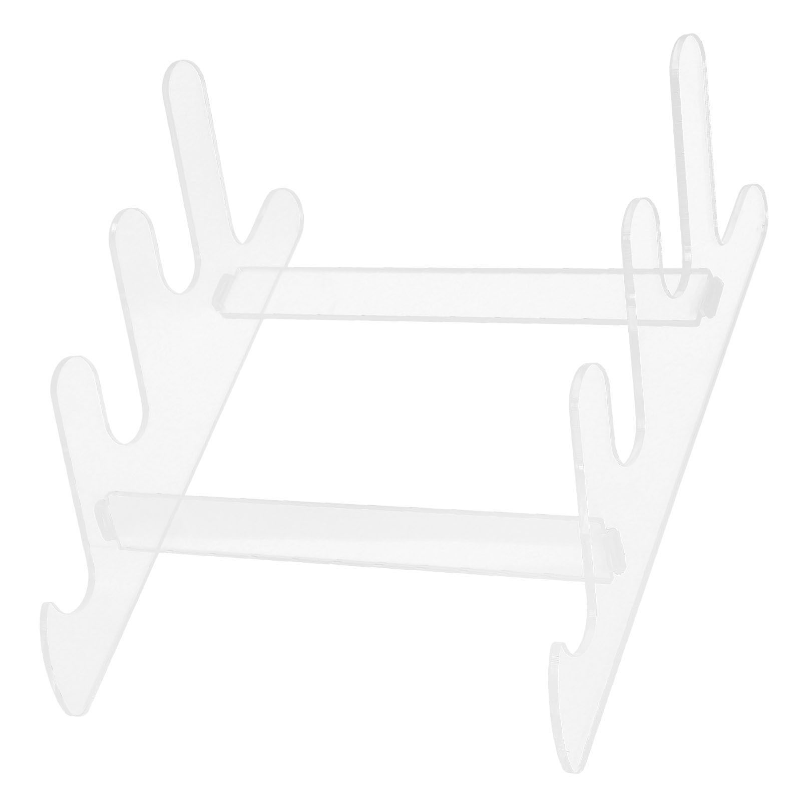 Gaming Accessories Organizer - Clear Acrylic Mechanical Keyboard Stand for