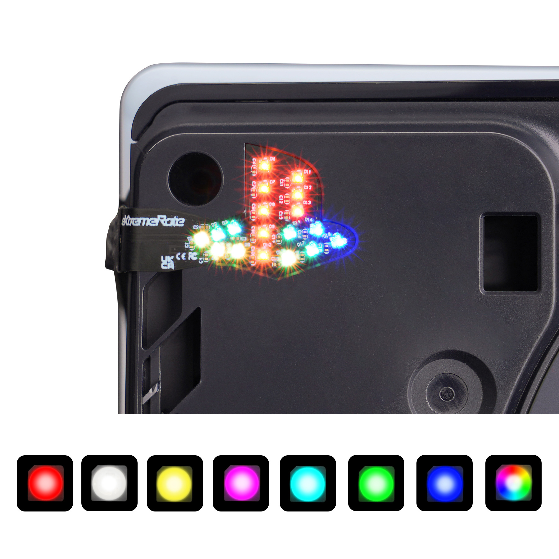 Gaming Zone Accessories - eXtremeRate for PS5 Slim/Pro Console RGB