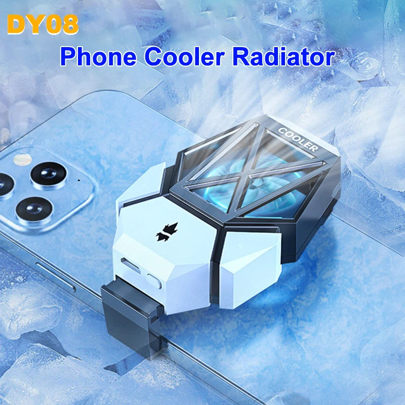 Gaming Zone Accessories - DY08 Mobile Phone Cooling Fan Radiator