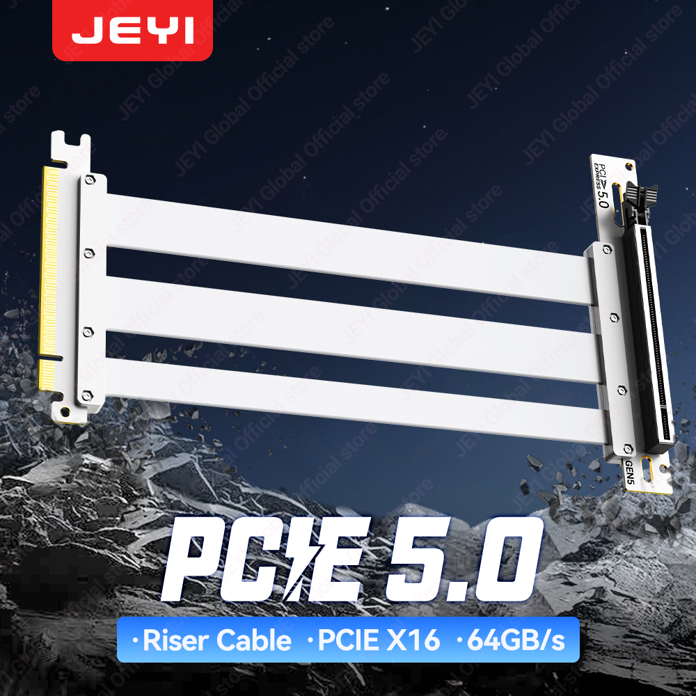 Pcie Extension Cable - JEYI PCIe 5.0 X16 Riser Cable