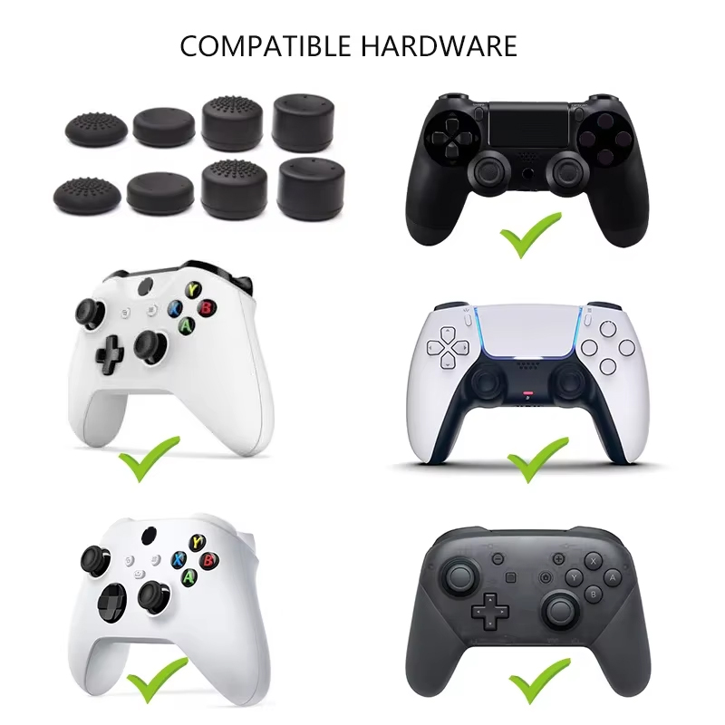 8pcs Controller Silicone Analo - огляд і ціна Gaming Setup Accessories Xbox