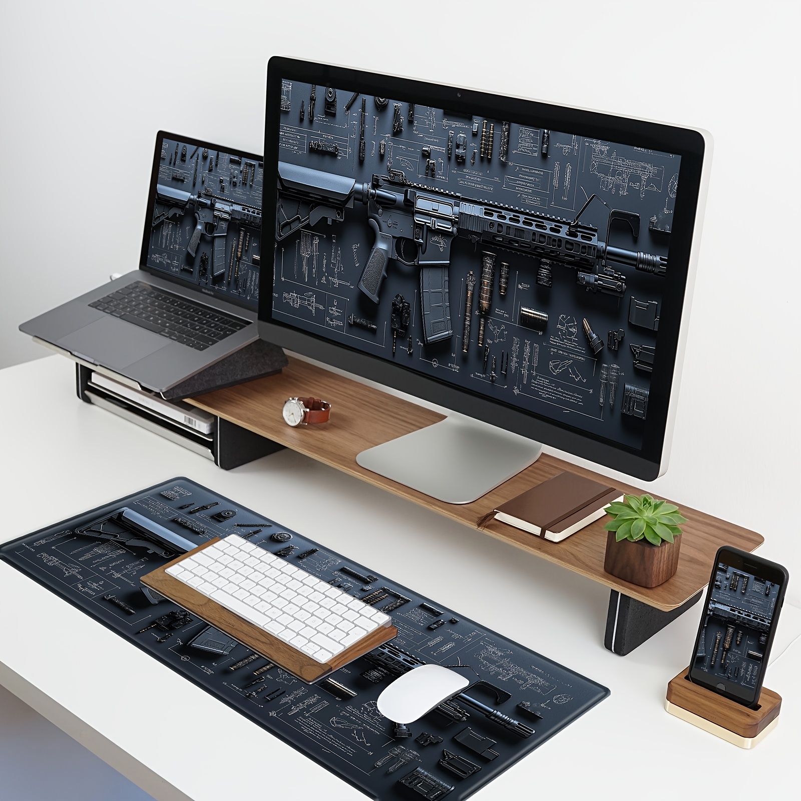 Large Extended Mouse Pad Washa - огляд і ціна Gaming Accessories Pc Setup