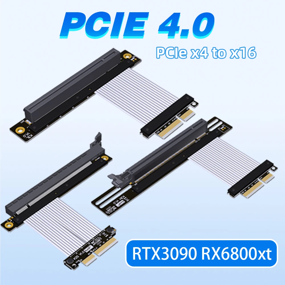PCI Express 4.0 X4 To X16 RTX3 - огляд і ціна Pcie Extension Cable