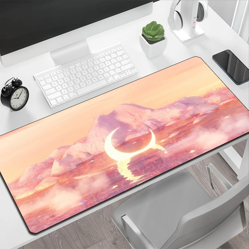Pc Mouse Pad Gaming Pink Moon  - огляд і ціна Gaming Accessories Pc Setup