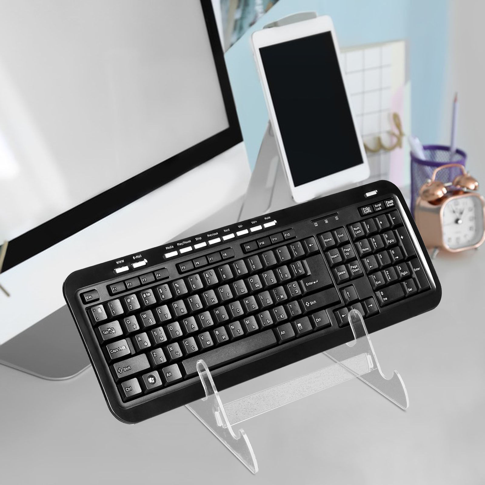 Clear Acrylic Mechanical Keybo - огляд і ціна Gaming Accessories Organizer