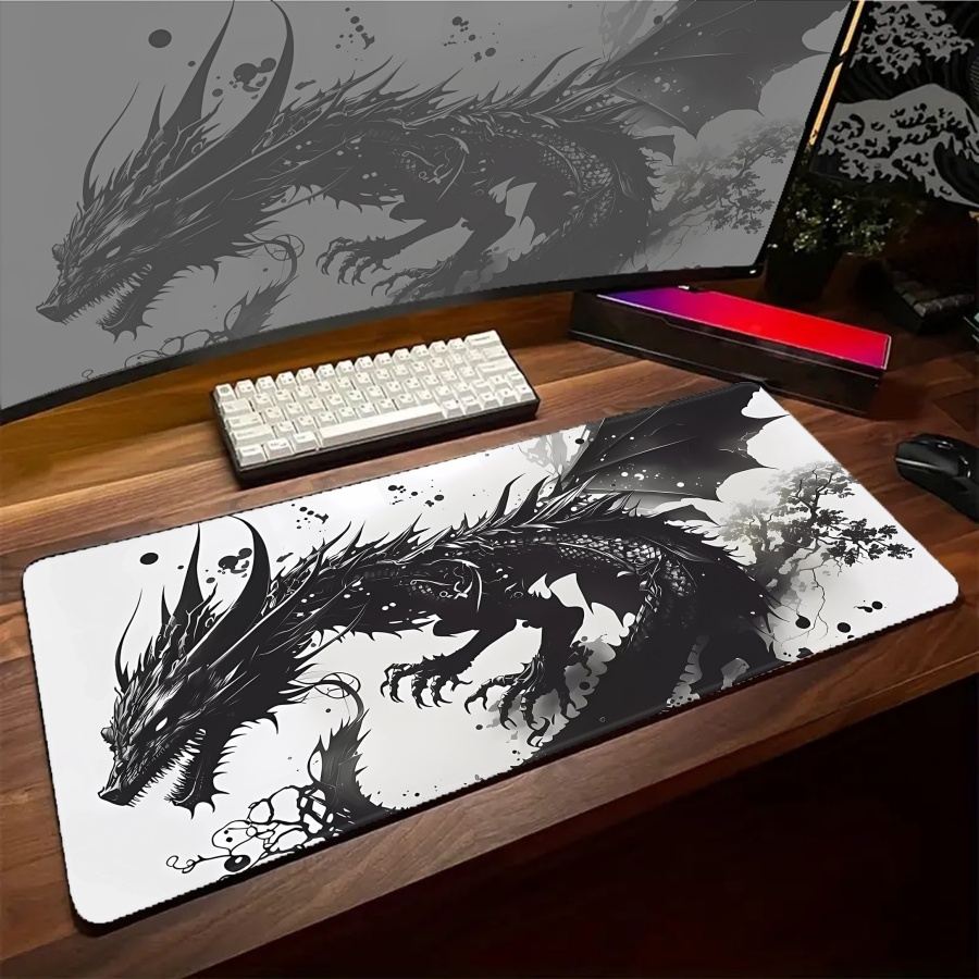 Mousepad Large Kawaii Dragon M - огляд і ціна Gaming Accessories Pc Setup