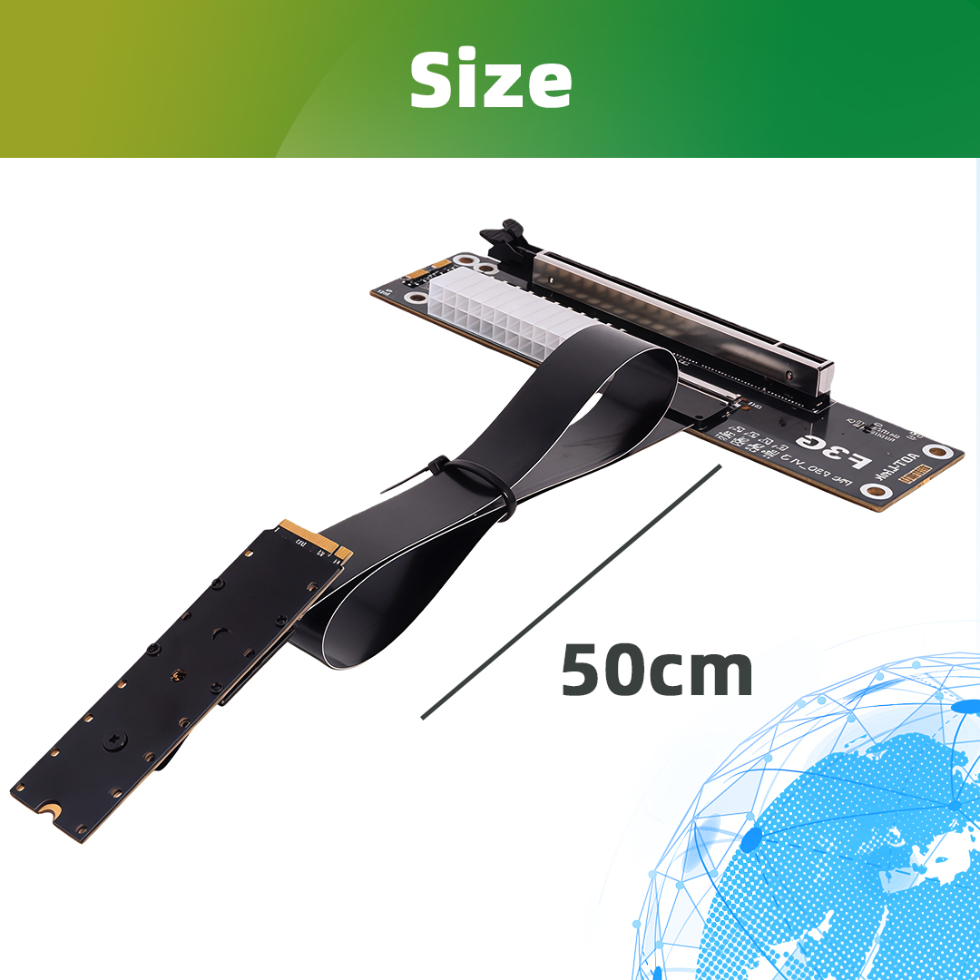 ADT-Link M.2 NVMe GPU Dock PCI - огляд і ціна Pcie Extension Cable