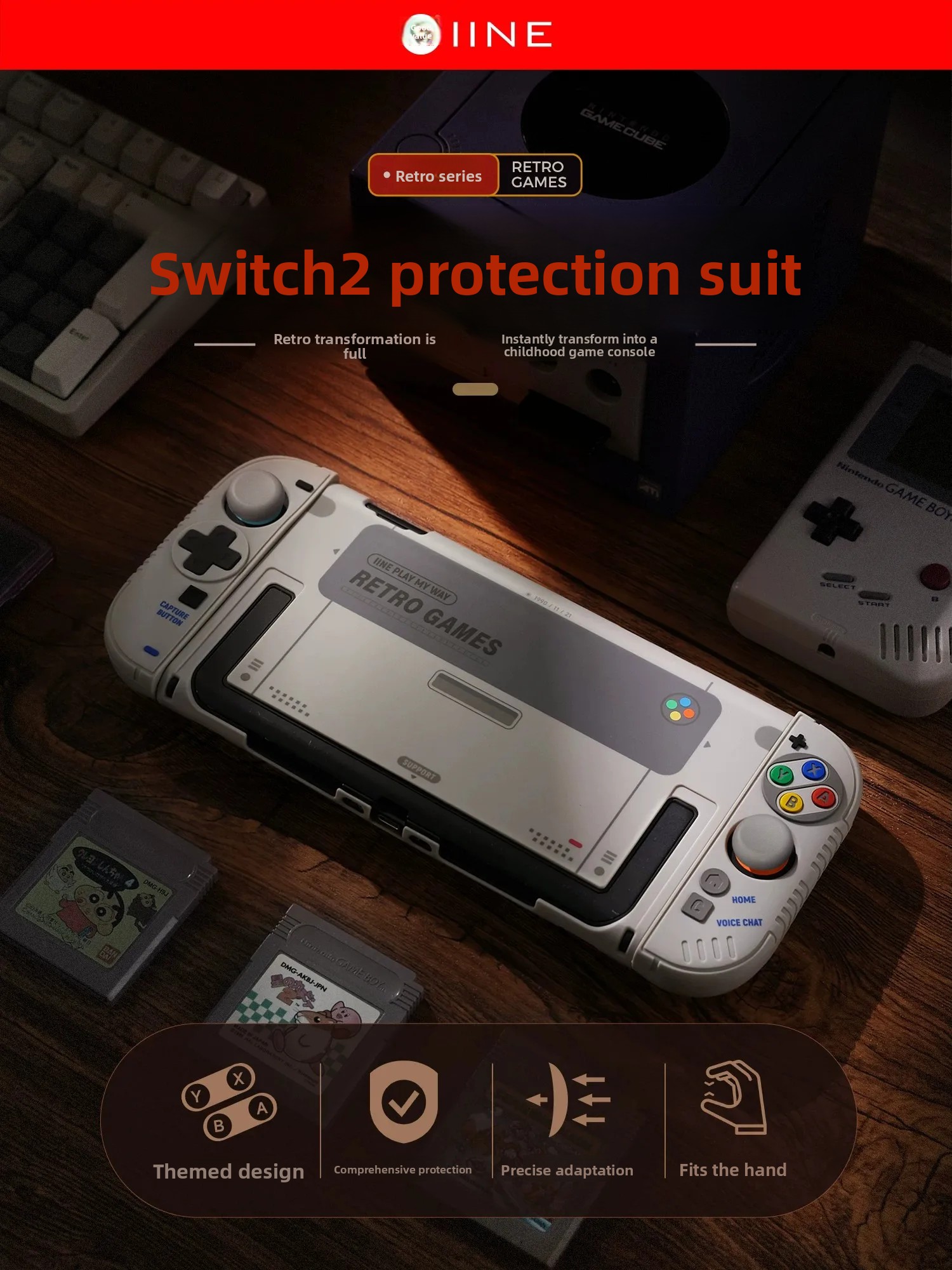 IINE Protective Suits Hard She - огляд і ціна Gaming Accessories Nintendo