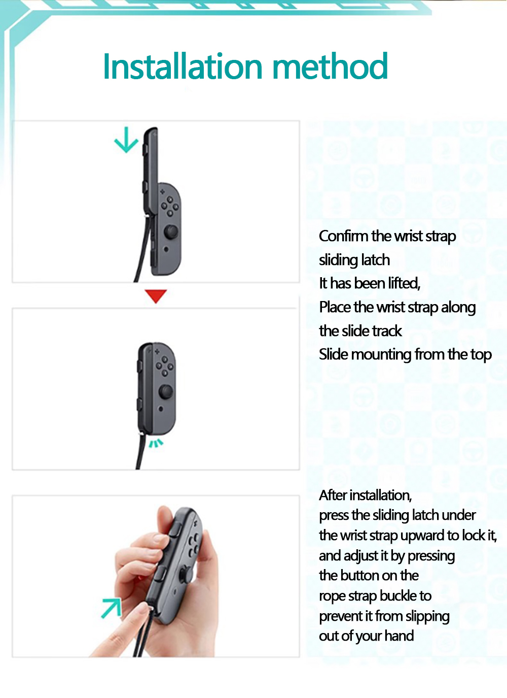 1 Pair Wrist Straps For Ninten - огляд і ціна Gaming Accessories Nintendo