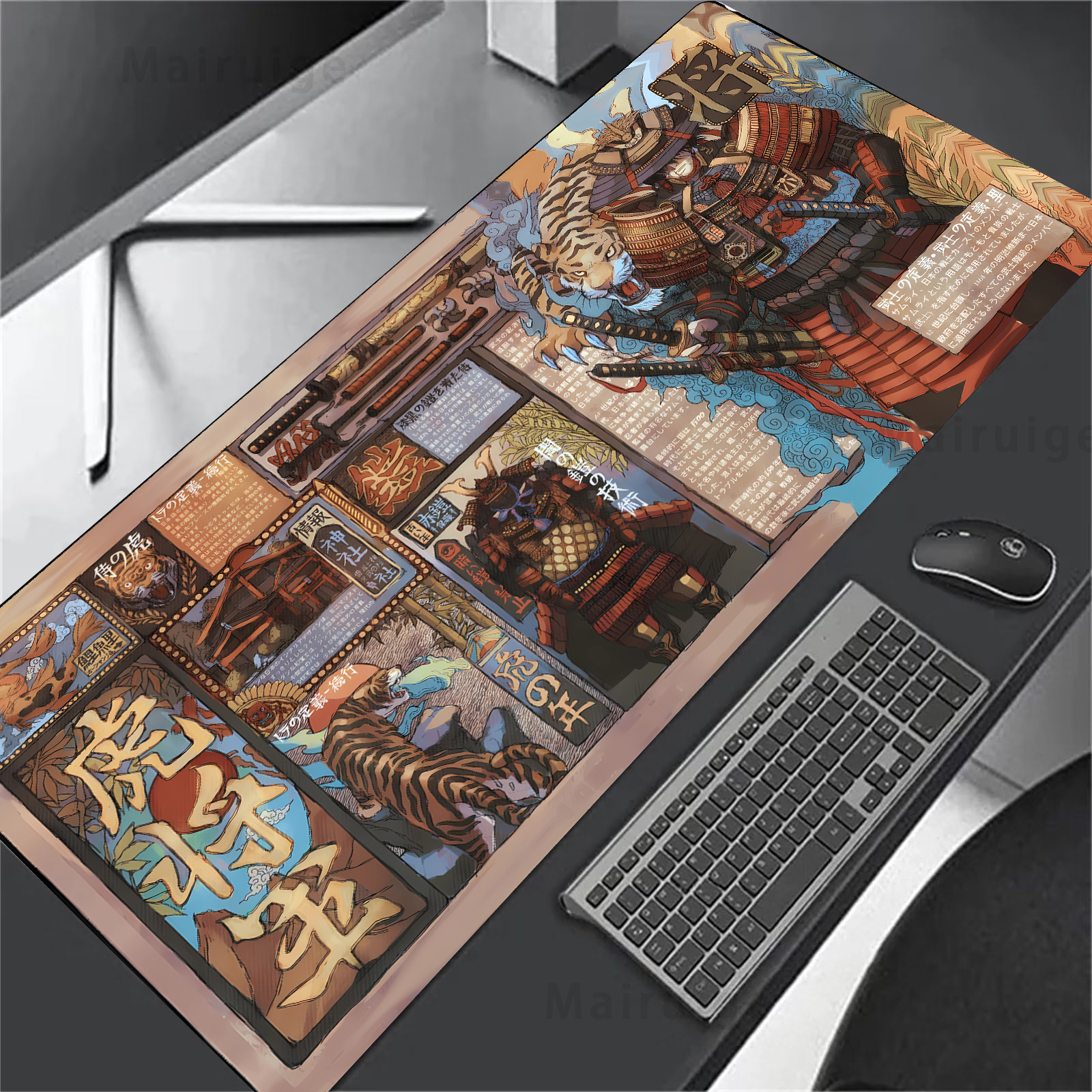 Large Mouse Pad Japanese Stree - огляд і ціна Gaming Accessories Pc Setup