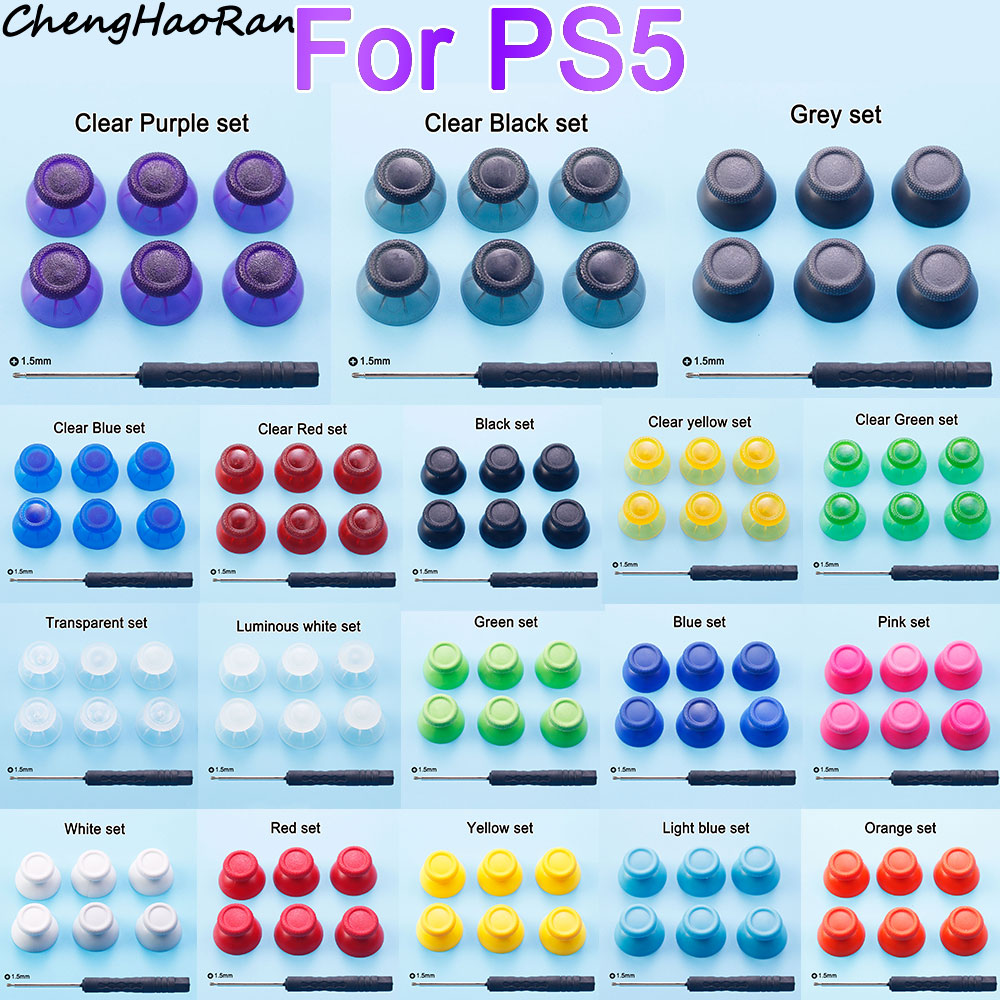 1 set For PS5 Thumbstick Grip  - огляд і ціна Gaming Accessories For Ps5