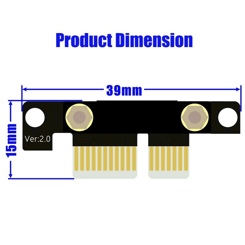 90 Degree Pci-E Pci Express 1X - огляд і ціна Pcie Extension Cable