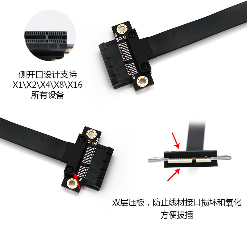 90 Degree Pci-E Pci Express 1X - огляд і ціна Pcie Extension Cable