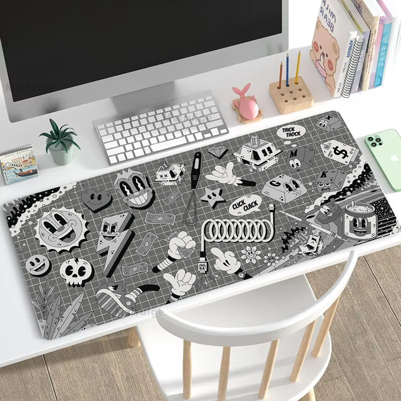 Graffiti Mausepad Office Rug D - огляд і ціна Gaming Accessories Pc Setup