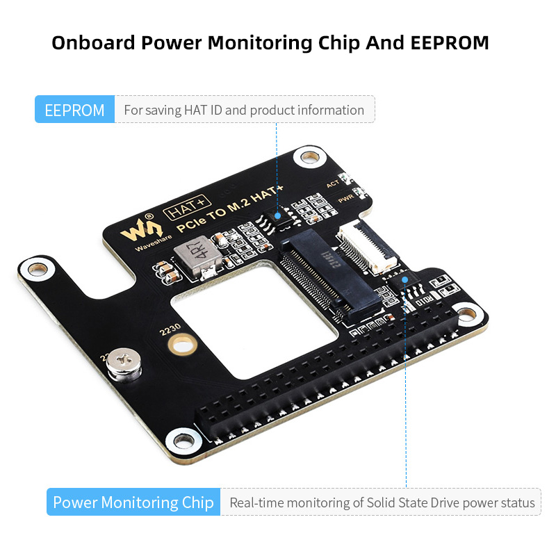 Raspberry Pi 5 PCIe to M.2 HAT - огляд і ціна Pcie Extension Cable