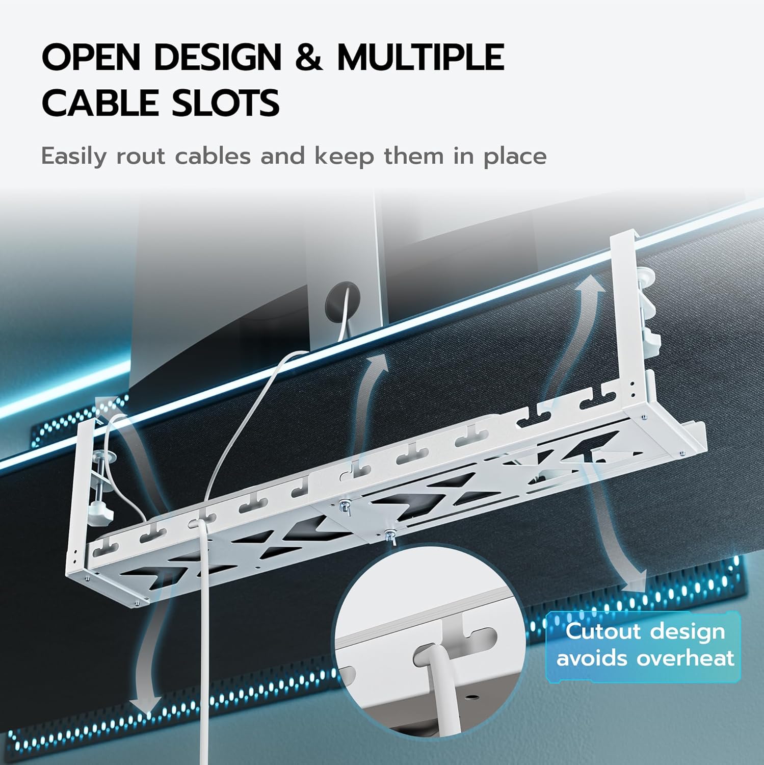 Extendable Under Desk Cable Ma - огляд і ціна Gaming Accessories Organizer