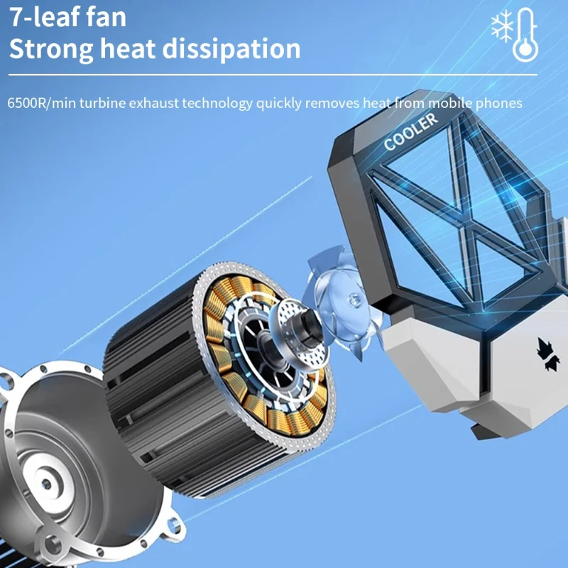 DY08 Mobile Phone Cooling Fan  - огляд і ціна Gaming Zone Accessories