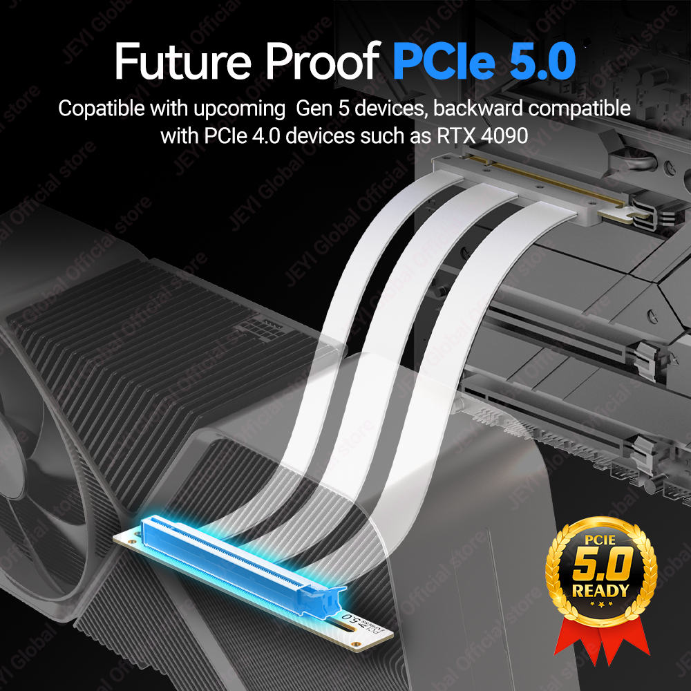 JEYI PCIe 5.0 X16 Riser Cable  - огляд і ціна Pcie Extension Cable