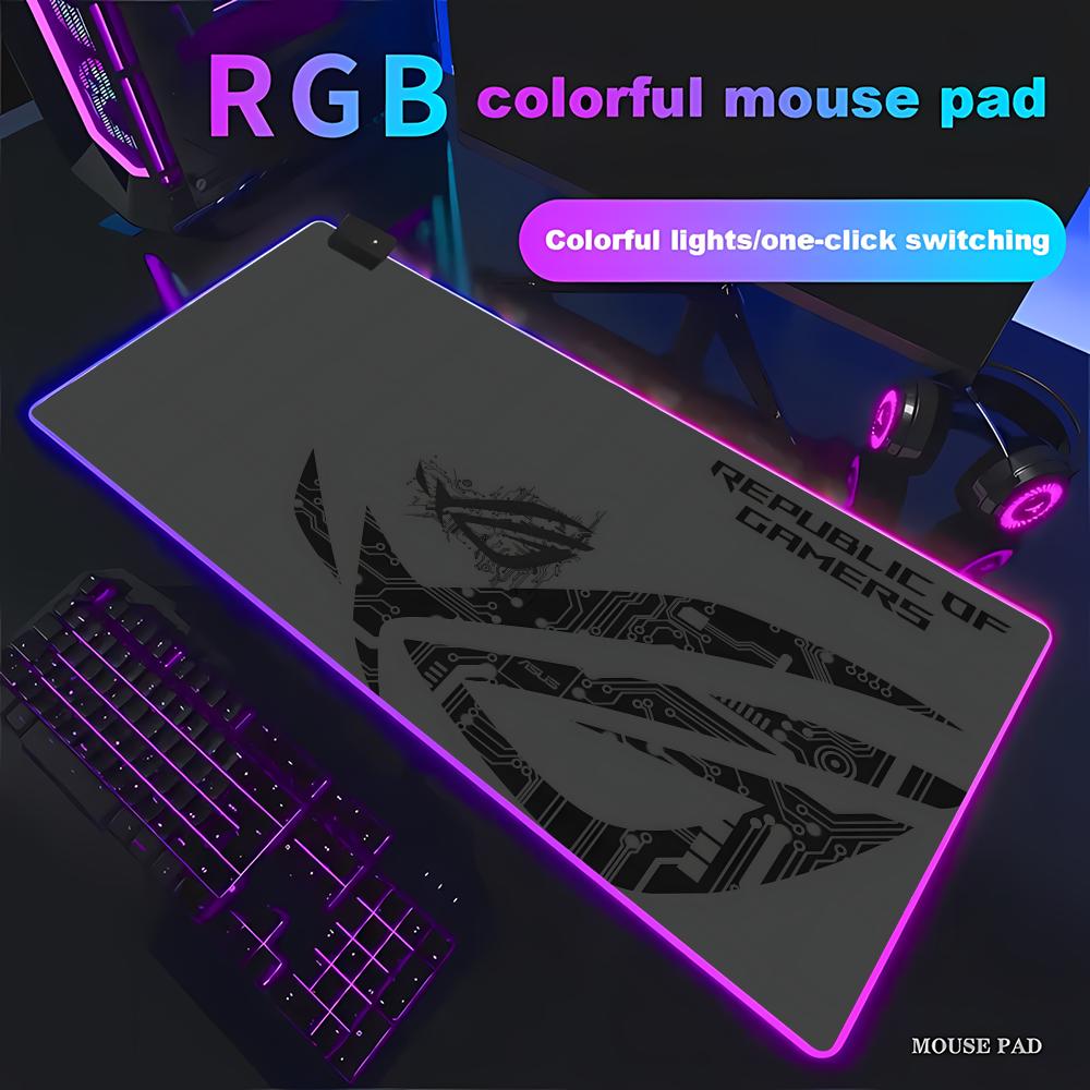 1pc Large Gaming HYBXAXC RGB C - огляд і ціна Gaming Accessories Pc Setup
