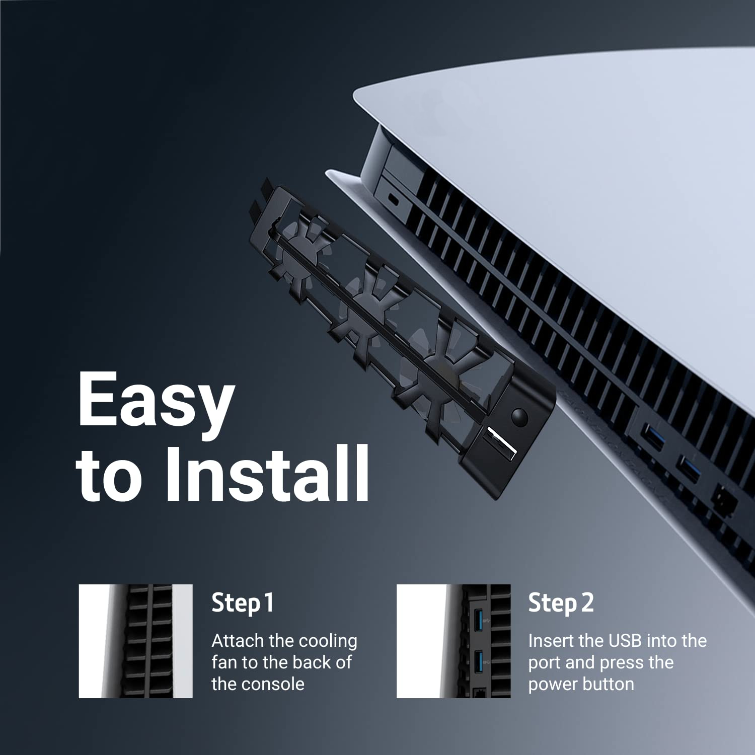Cooling Fan for PlayStation 5  - огляд і ціна Gaming Zone Accessories