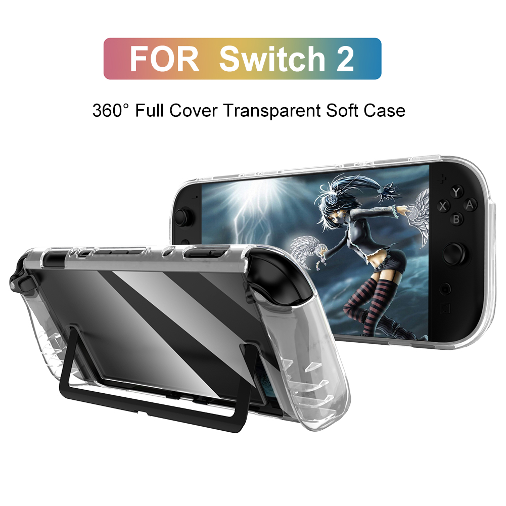 1/2/3Pcs Transparent TPU Case  - огляд і ціна Gaming Accessories Nintendo