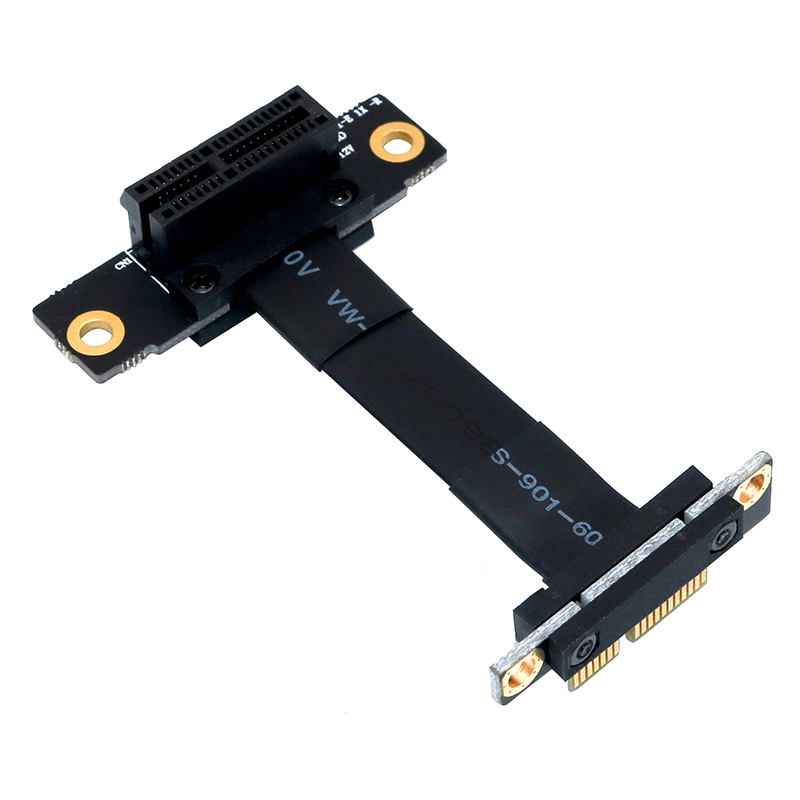 PCIE X1 Riser Cable Dual 90 De - огляд і ціна Pcie Extension Cable