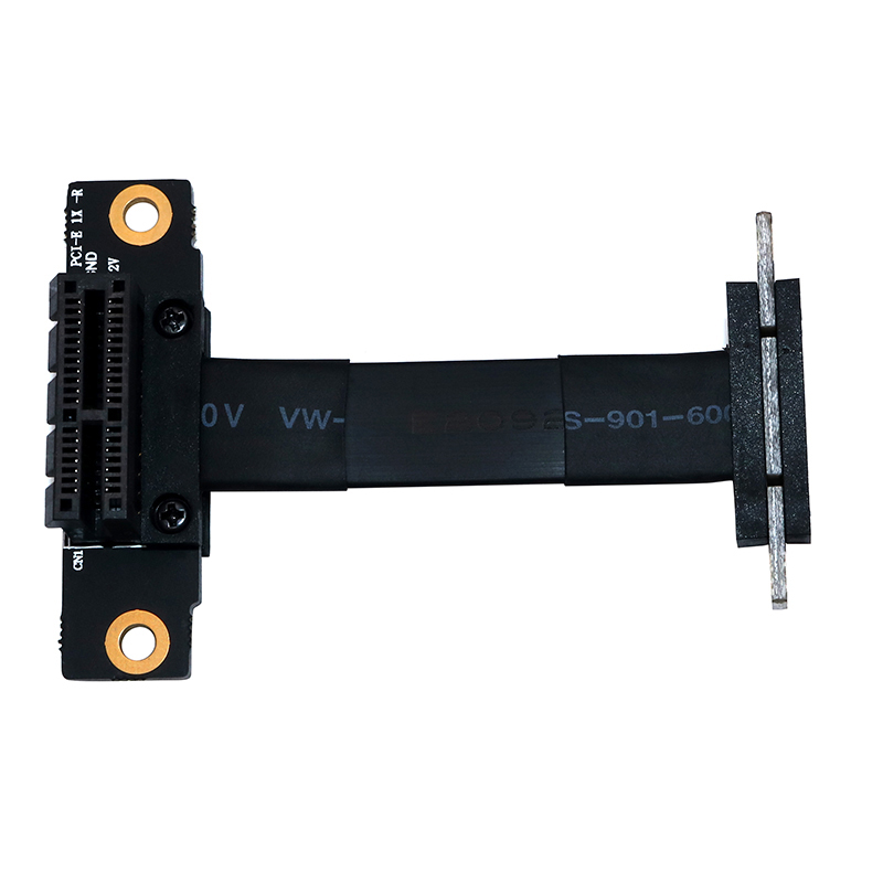 PCIE X1 Riser Cable Dual 90 De - огляд і ціна Pcie Extension Cable